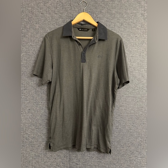 Travis Mathew Other - TravisMathew Navy Striped Shirt